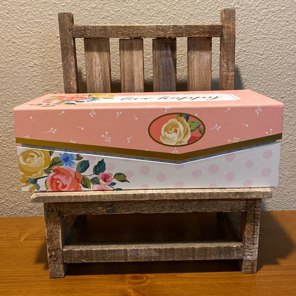 Spring Floral Nesting Boxes Set Of 4, Floral Stackable Decorative Storage Boxes - Picture 7 of 16